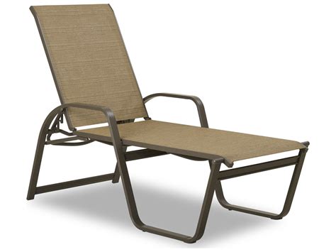 senior height chaise lounge with arms